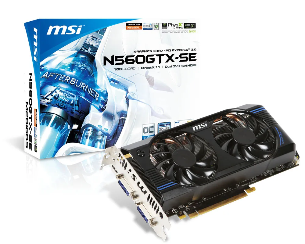 Specification N560GTX-SE-M2D1GD5/OC | MSI Global - The Leading