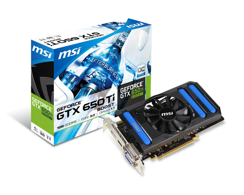 Specification N650Ti-1GD5/OC BE | MSI Global - The Leading Brand
