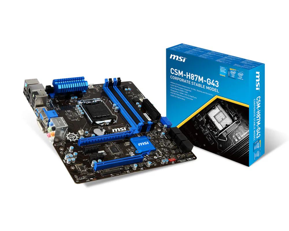 Specification CSM-H87M-G43 | MSI USA
