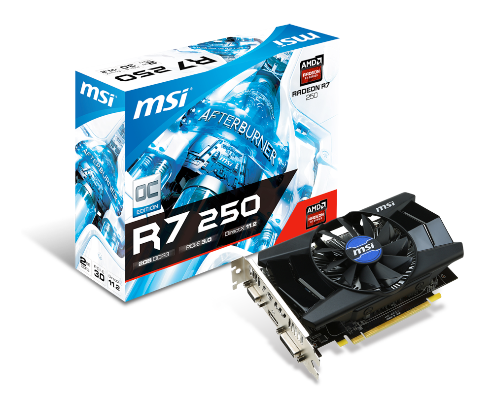 radeon r7 250 2gd3 oc