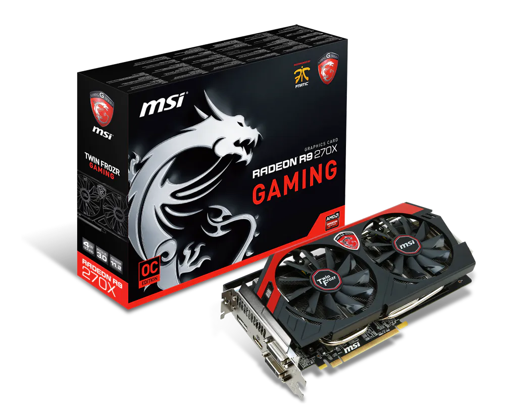 Specification Radeon R9 270X GAMING 4G | MSI USA