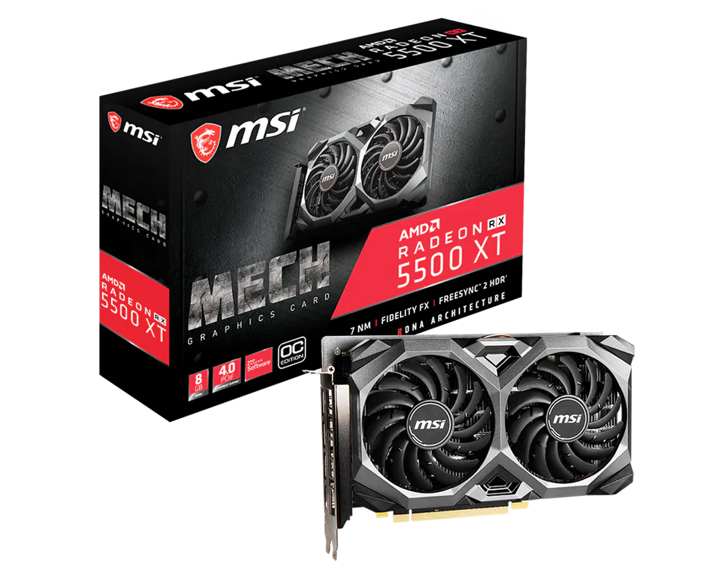 Radeon RX 5500 XT MECH 8G OC