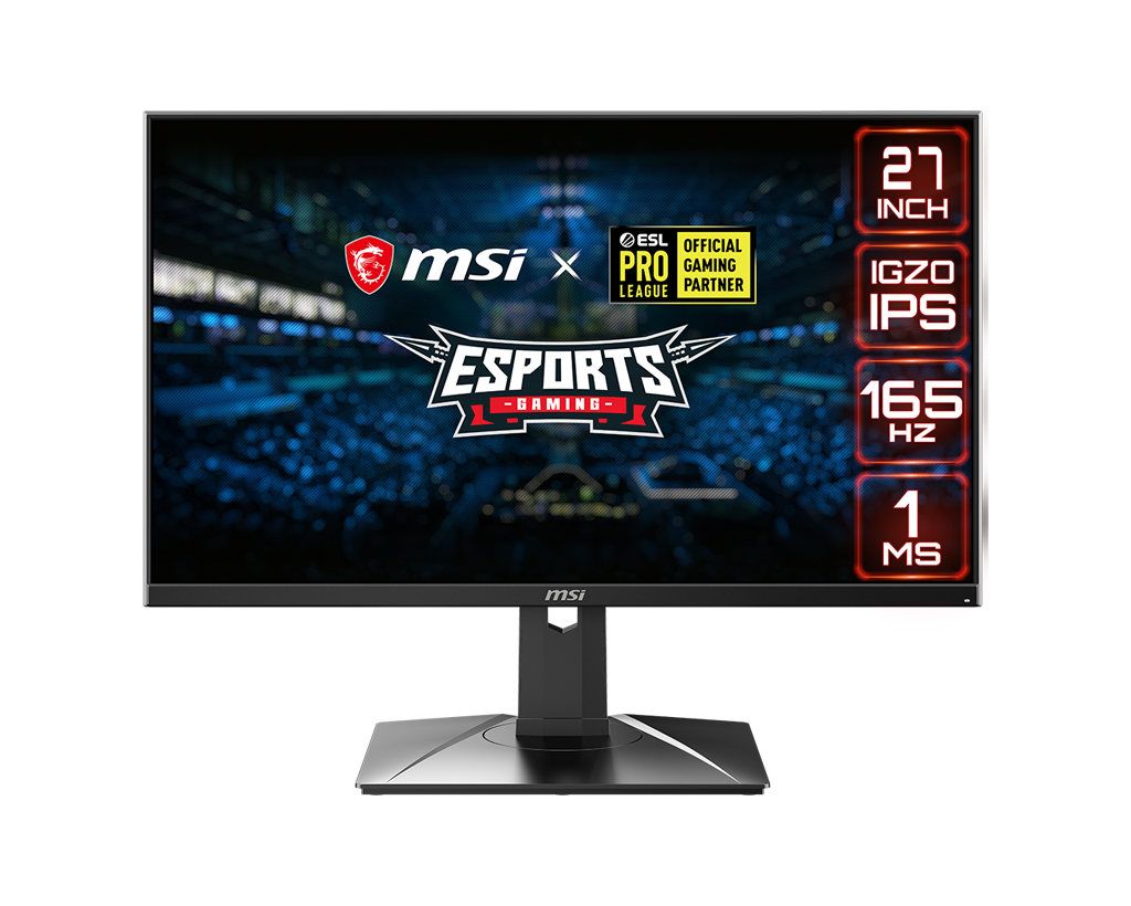 optixpag272qrzigzo ips – 支持10bit色深 qhd 2560×1440分辨率 165