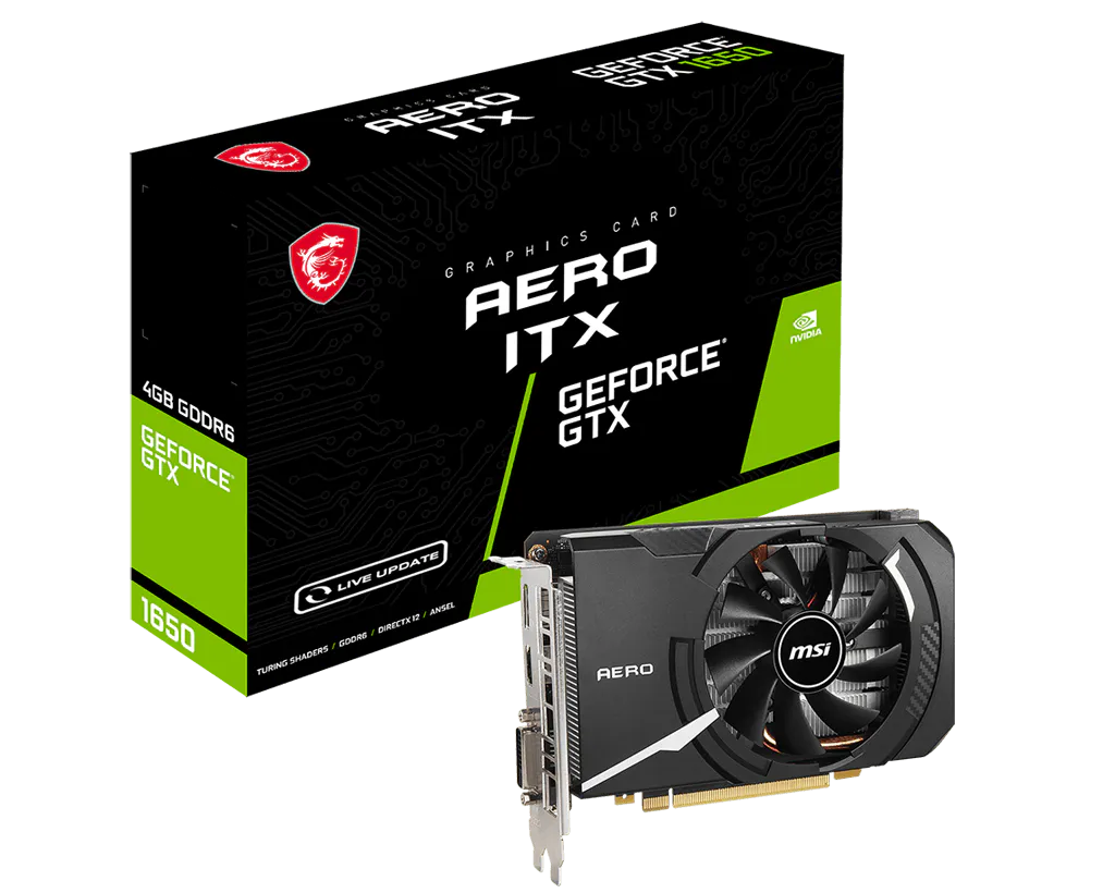 GeForce GTX 1650 D6 AERO ITX V2