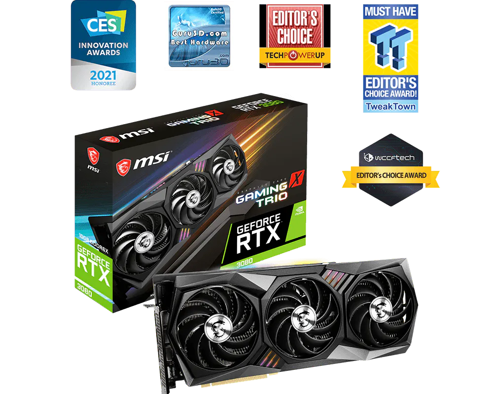 GeForce RTX™ 3080 GAMING X TRIO 10G 