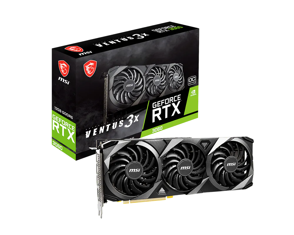 GeForce RTX™ 3060 VENTUS 3X 12G OC