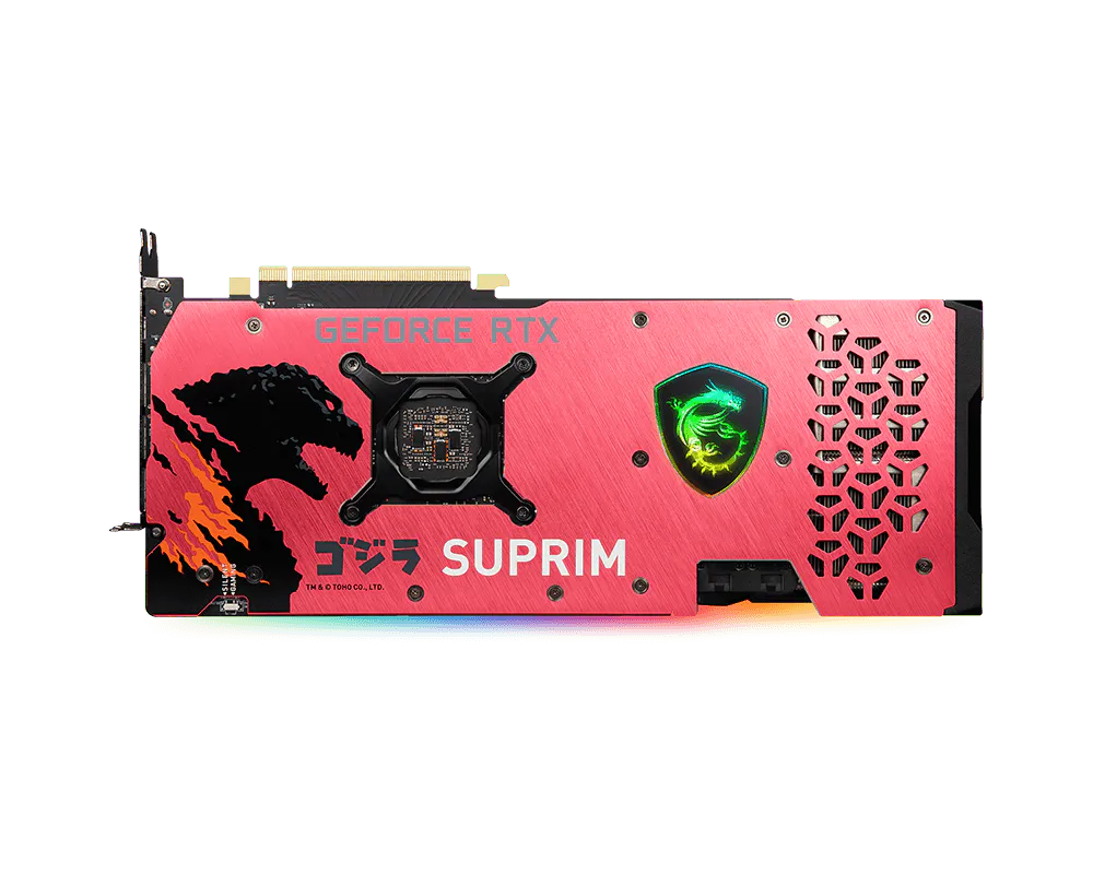 GeForce RTX™ 3070 SUPRIM SE 8G LHR x GODZILLA