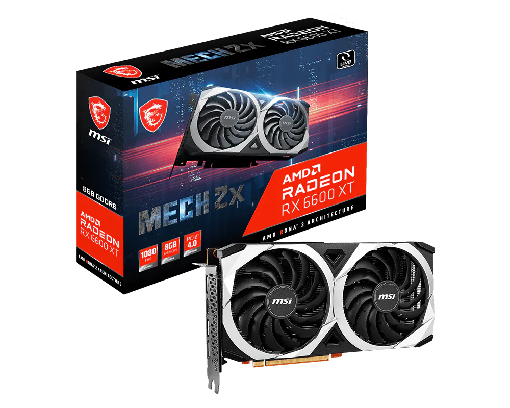 Radeon™ RX 6600 XT MECH 2X 8G