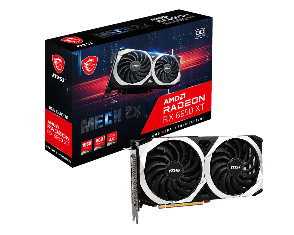 Radeon™ RX 6650 XT MECH 2X 8G OC