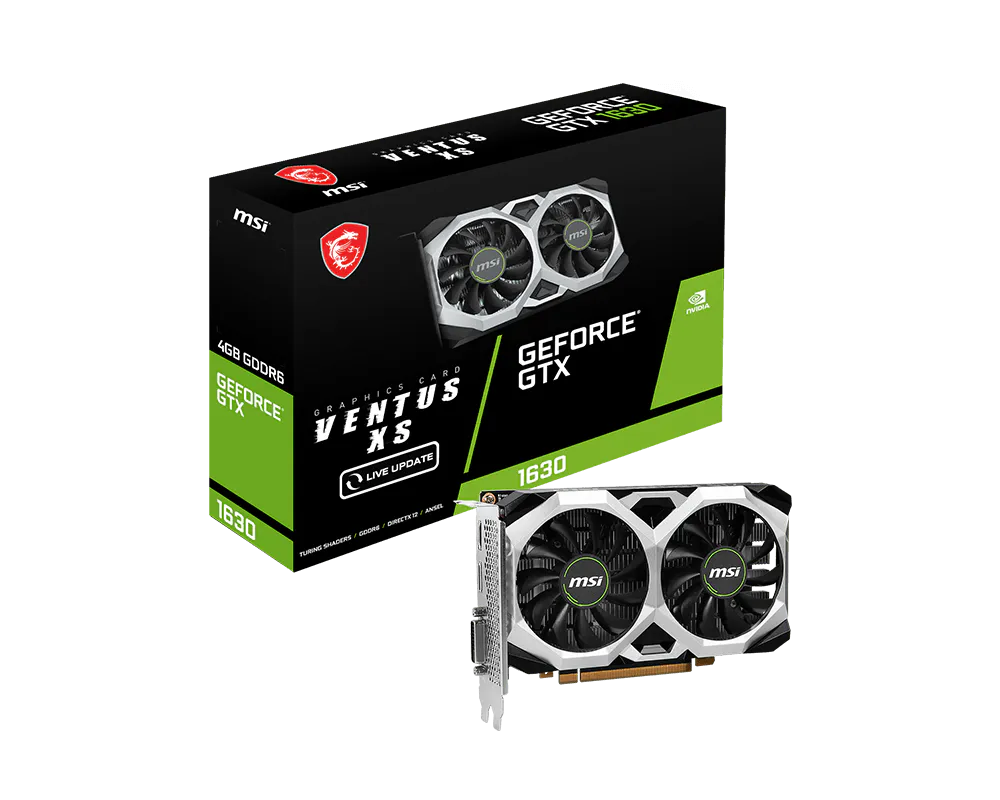 GeForce® GTX 1630 VENTUS XS 4G