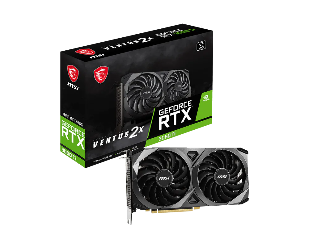 GeForce RTX™ 3060 Ti VENTUS 2X 8GD6X