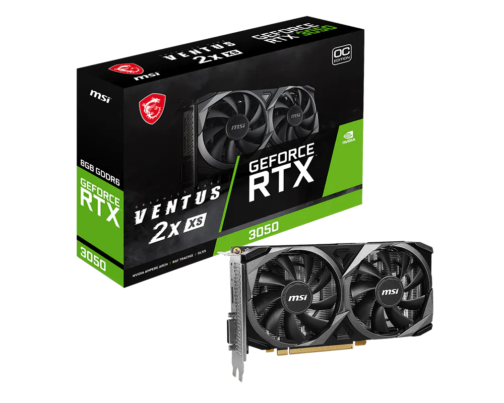 GeForce RTX™ 3050 VENTUS 2X XS 8G OC