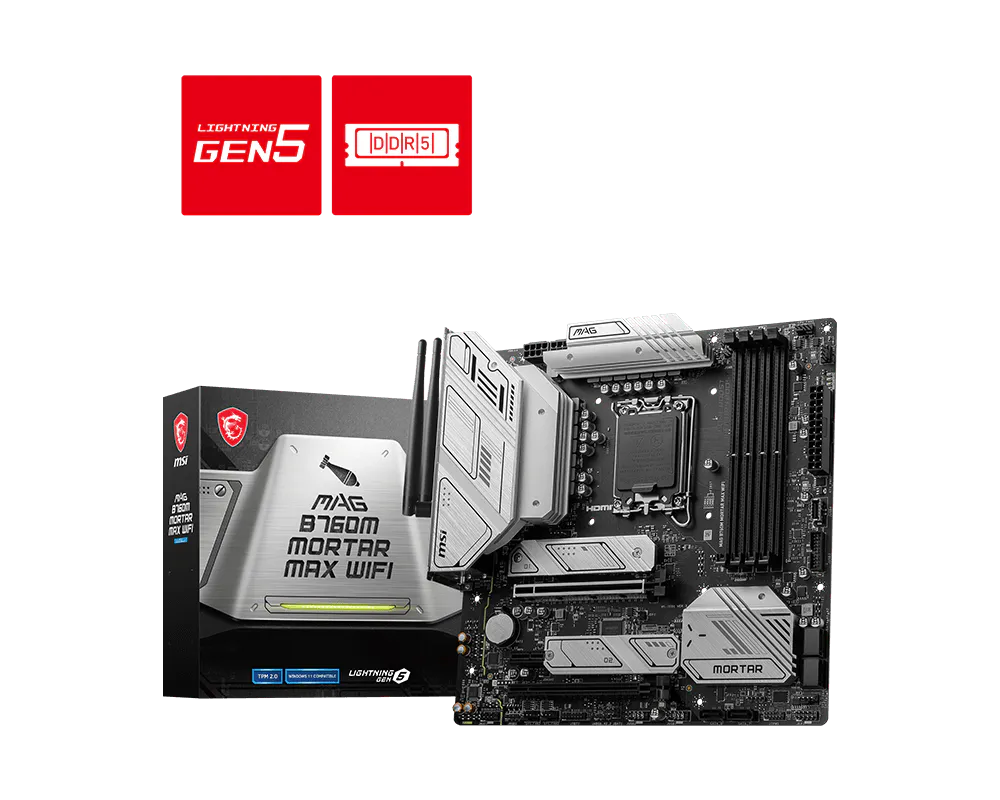 MAG B760M MORTAR MAX WIFI