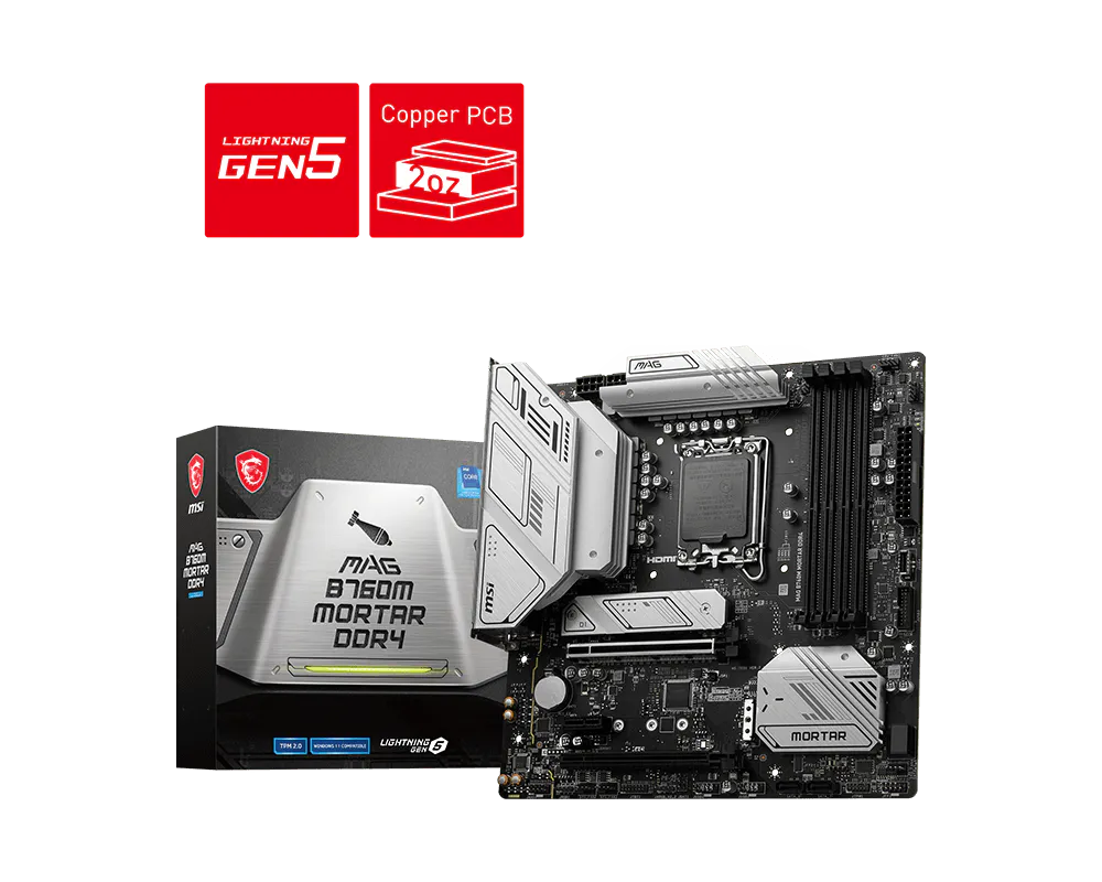MAG B760M MORTAR DDR4