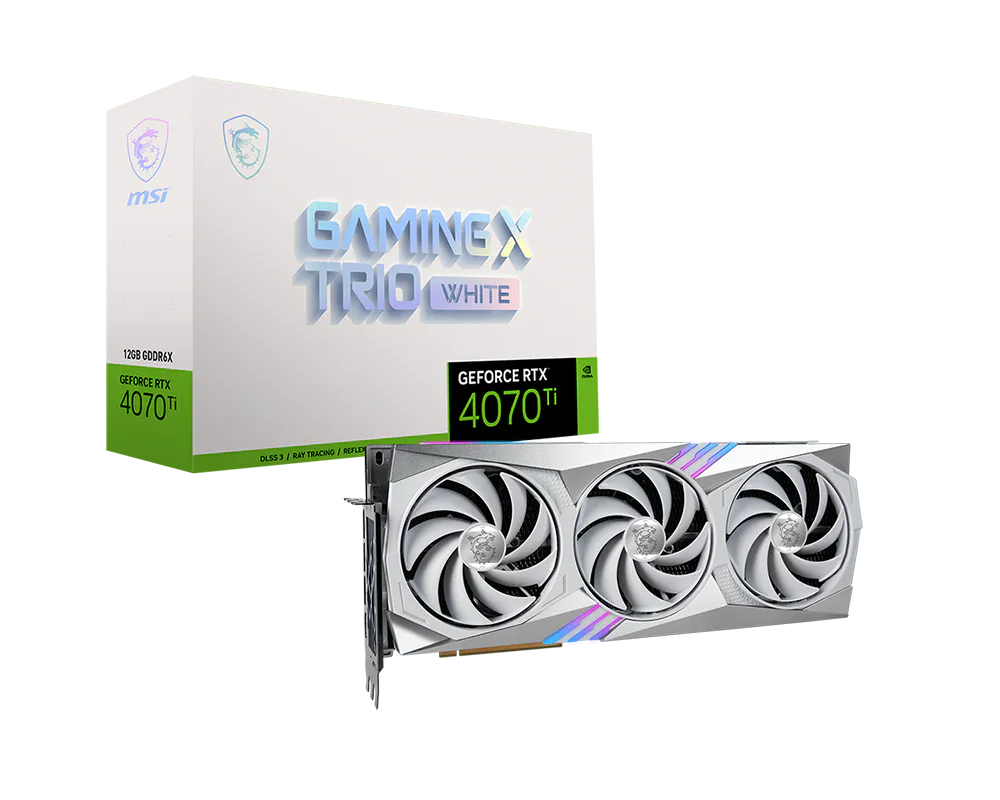 MSI GeForce RTX™ 4070 Ti GAMING X TRIO WHITE 12G