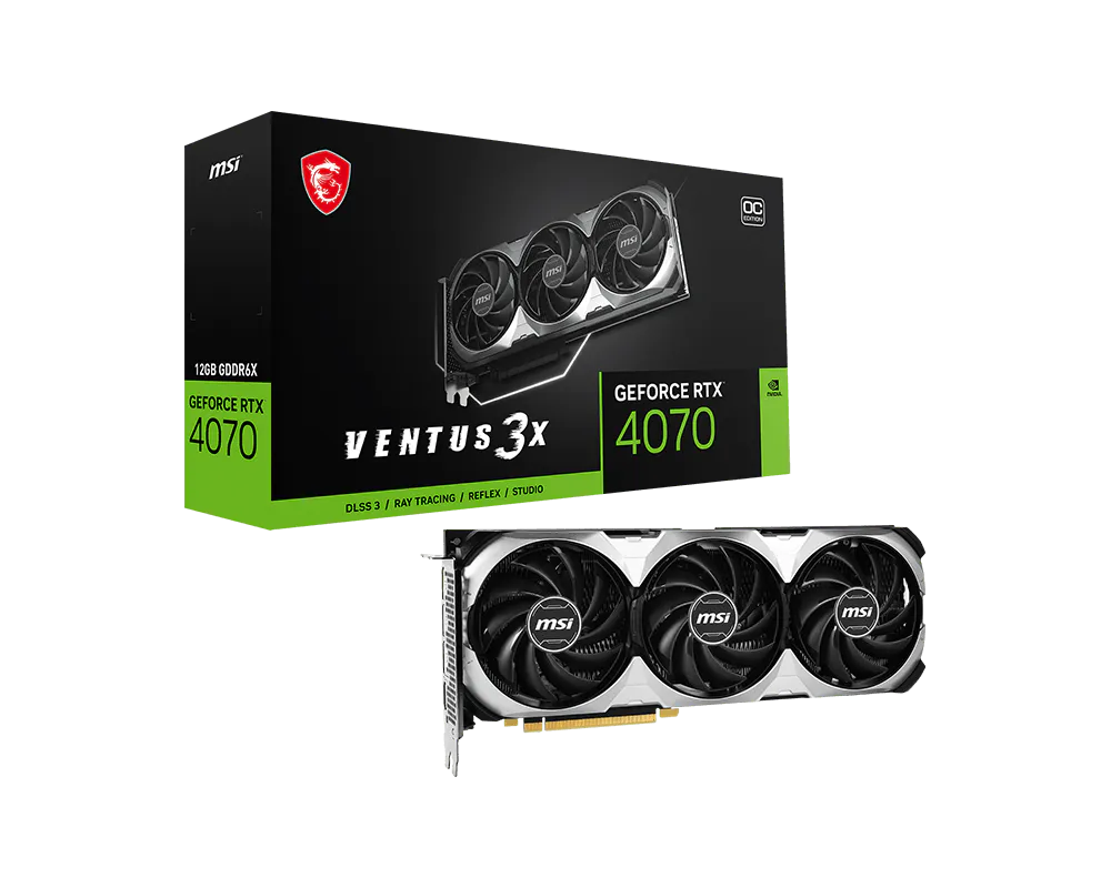 GeForce RTX™ 4070 VENTUS 3X 12G OC