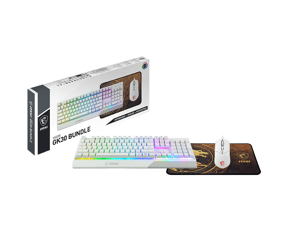 VIGOR GK30 WHITE BUNDLE