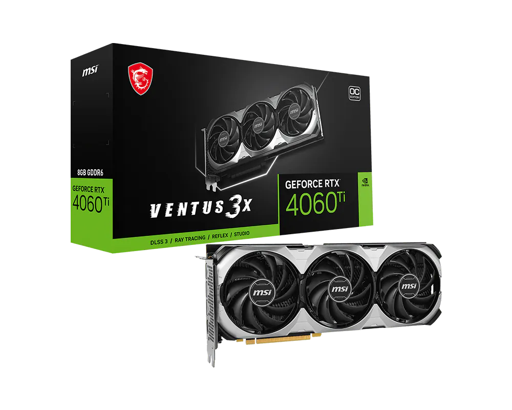 GeForce RTX™ 4060 Ti VENTUS 3X 8G OC