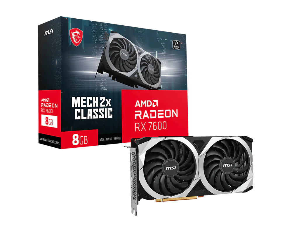 Radeon™ RX 7600 MECH 2X CLASSIC 8G