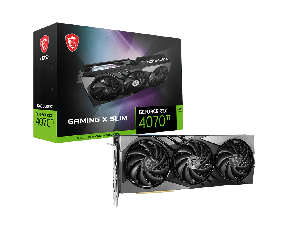 GeForce RTX™ 4070 Ti GAMING X SLIM 12G
