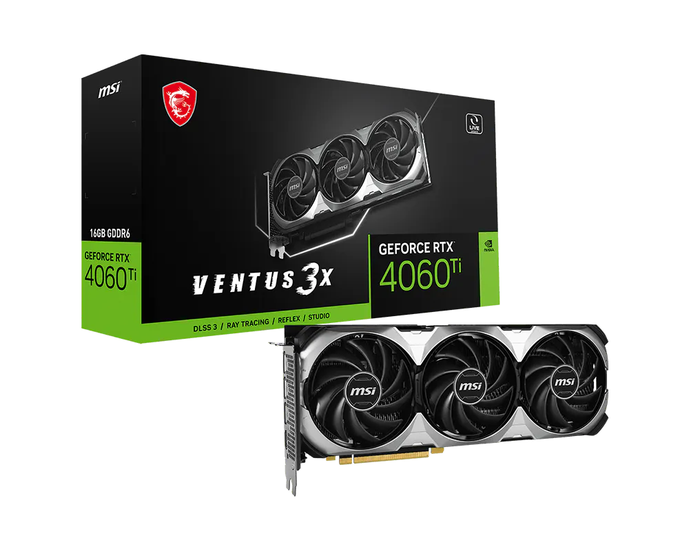 GeForce RTX™ 4060 Ti VENTUS 3X 16G