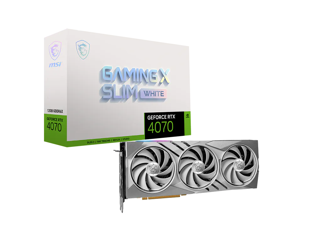 GeForce RTX™ 4070 GAMING X SLIM WHITE 12G