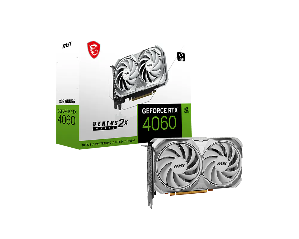 GeForce RTX™ 4060 VENTUS 2X WHITE 8G
