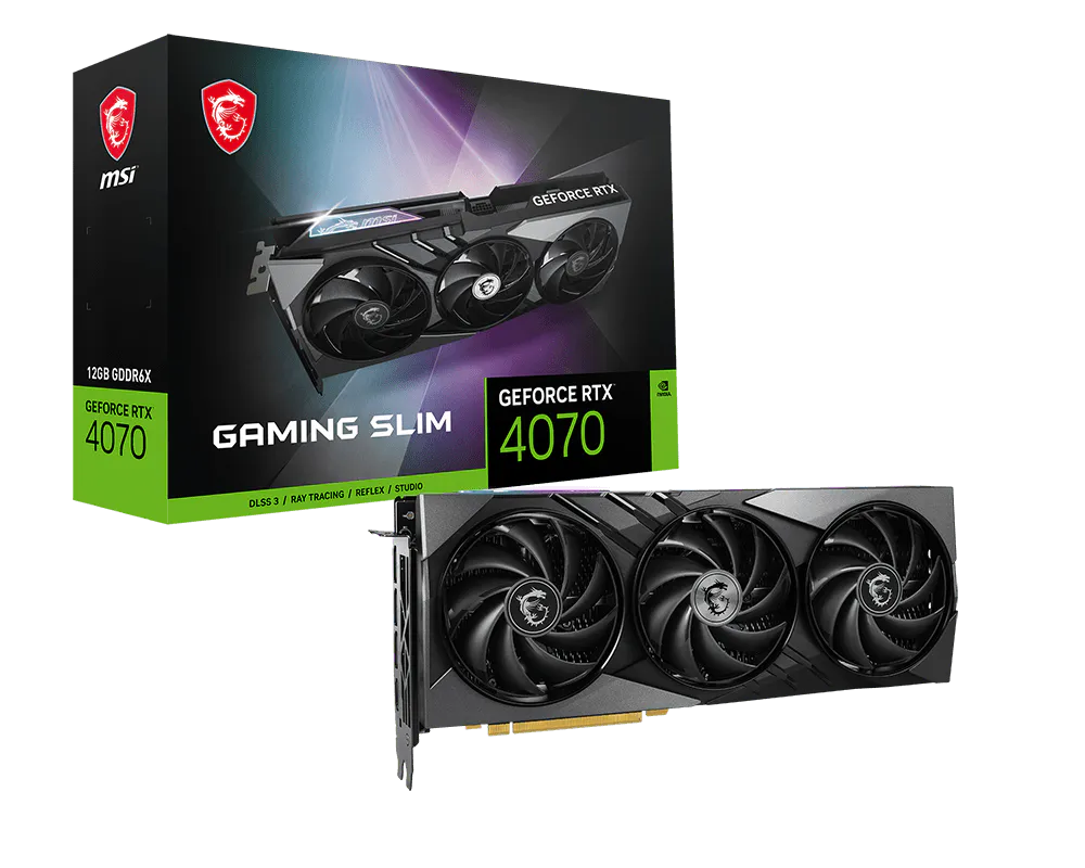 GeForce RTX™ 4070 GAMING SLIM 12G