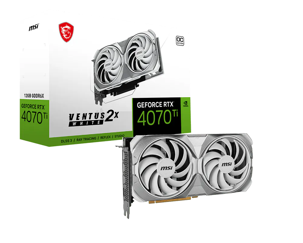 GeForce RTX™ 4070 Ti VENTUS 2X WHITE 12G OC