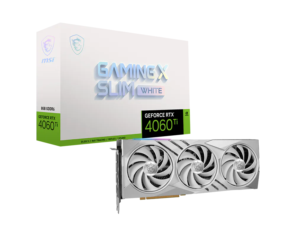 GeForce RTX™ 4060 Ti GAMING X SLIM WHITE 8G