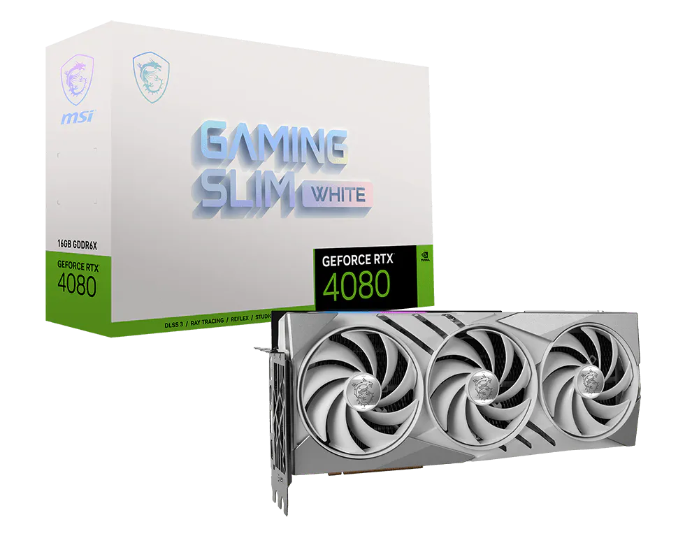 GeForce RTX™ 4080 16GB GAMING SLIM WHITE