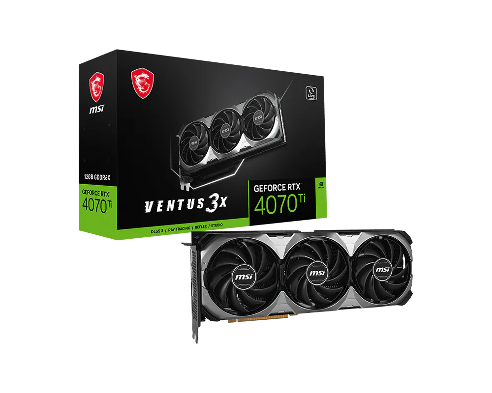 GeForce RTX™ 4070 Ti VENTUS 3X E1 12G
