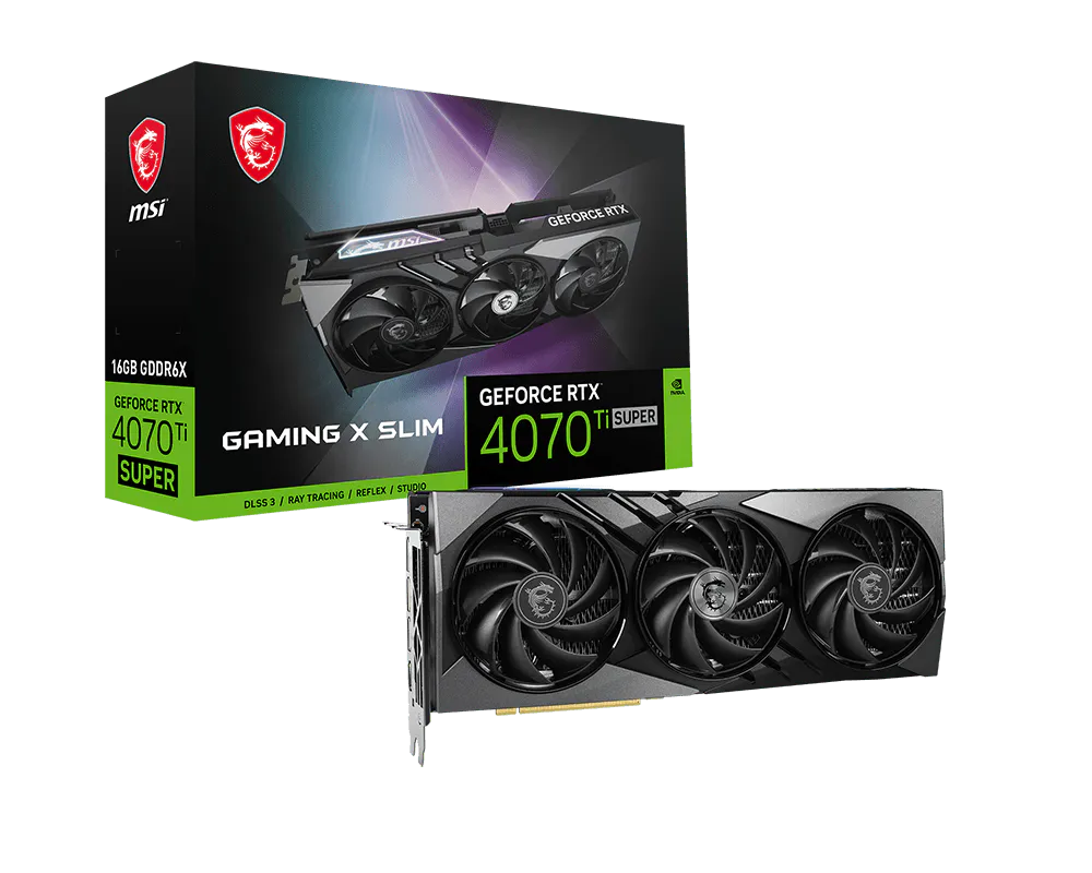 GeForce RTX™ 4070 Ti SUPER 16G GAMING X SLIM
