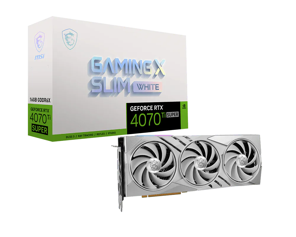 GeForce RTX™ 4070 Ti SUPER 16G GAMING X SLIM WHITE