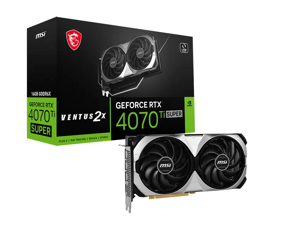 GeForce RTX™ 4070 Ti SUPER 16G VENTUS 2X