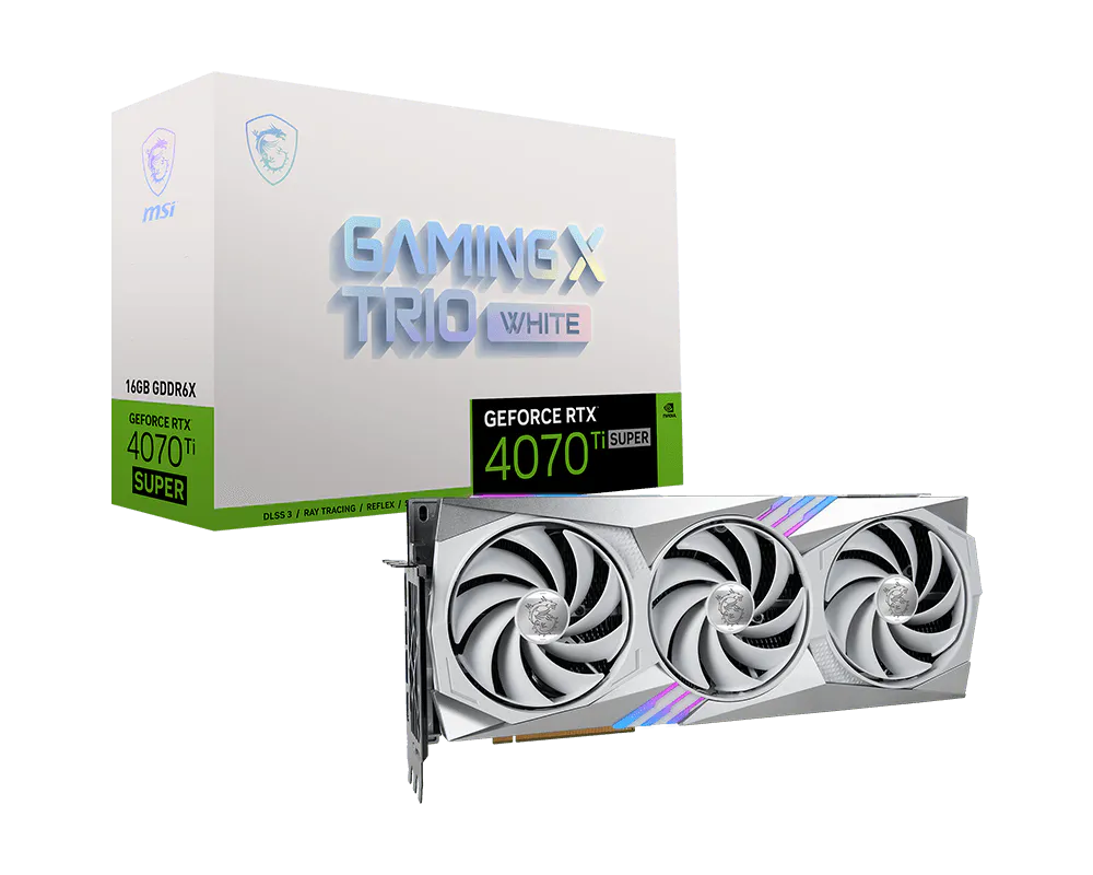 GeForce RTX™ 4070 Ti SUPER 16G GAMING X TRIO WHITE
