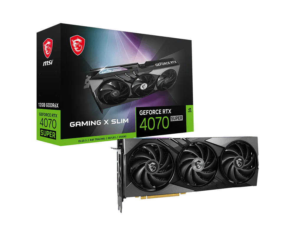 GeForce RTX™ 4070 SUPER 12G GAMING X SLIM
