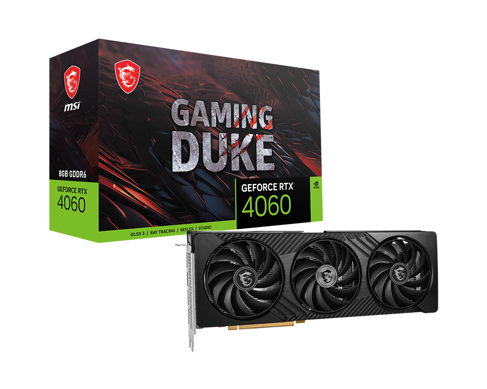 GeForce RTX™ 4060 8G GAMING DUKE 3X
