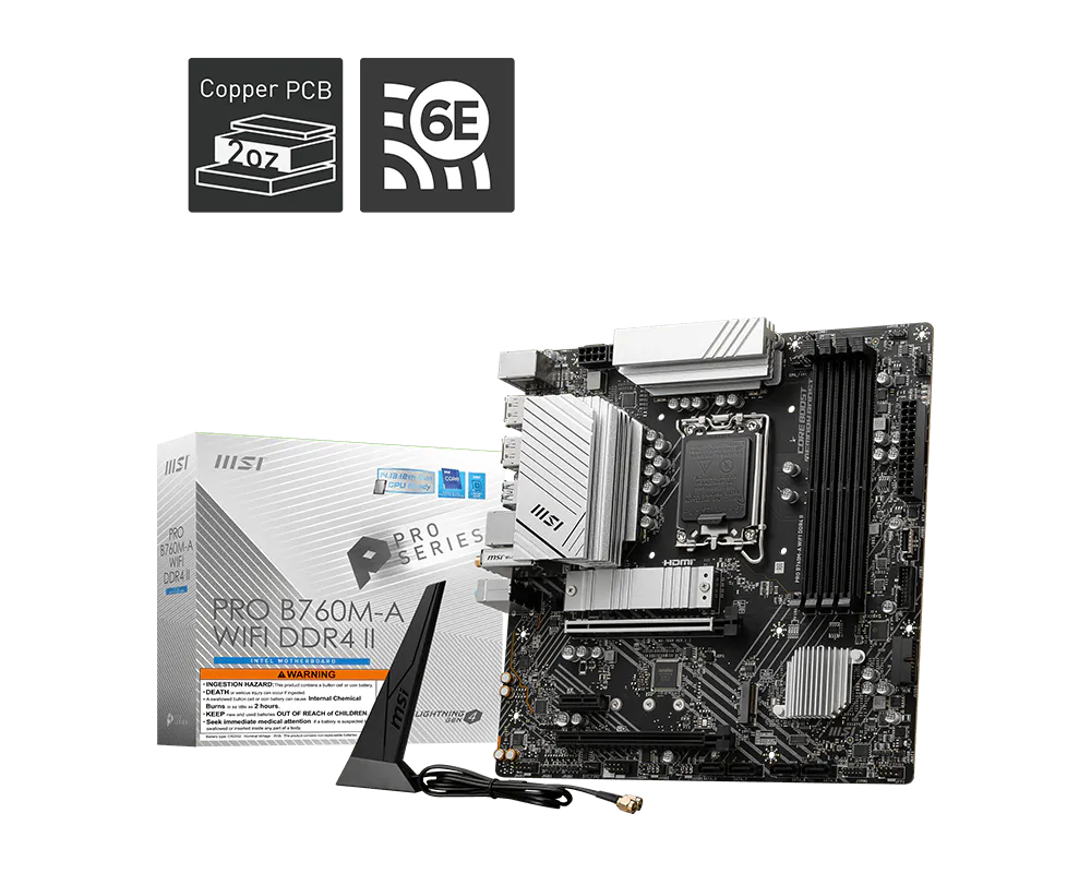 PRO B760M-A WIFI DDR4 II