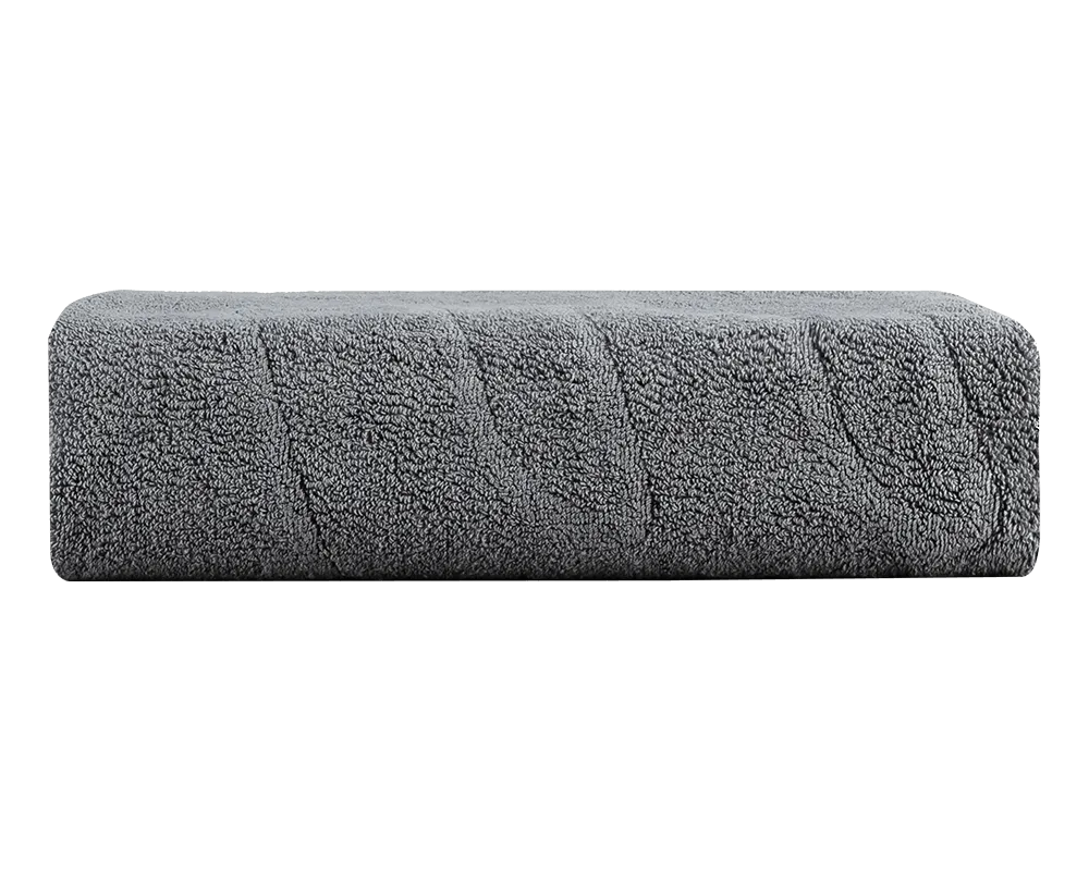緹花純棉毛巾-深灰色