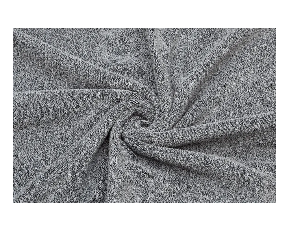 緹花純棉毛巾-深灰色