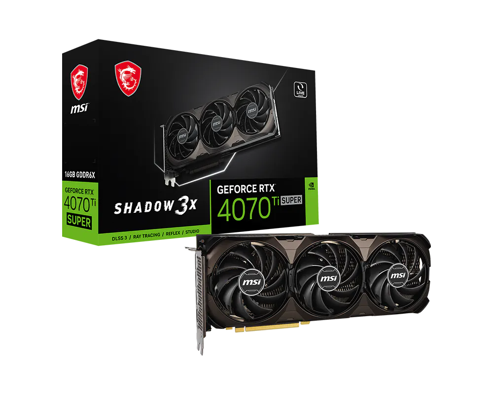 GeForce RTX™ 4070 Ti SUPER 16G SHADOW 3X