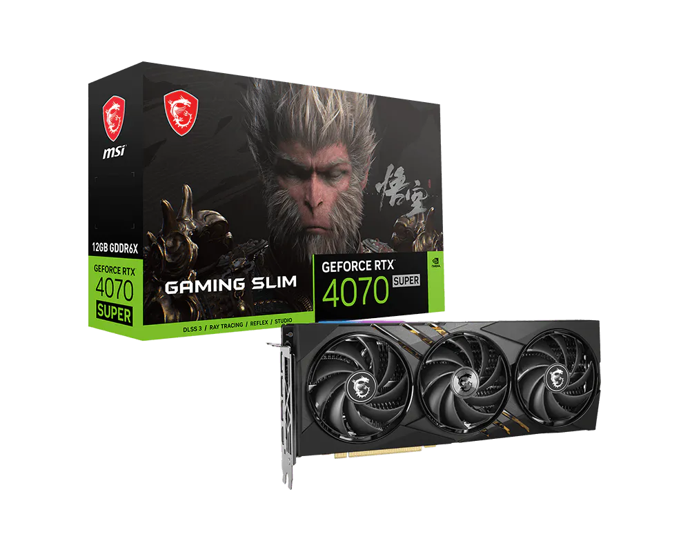 GeForce RTX™ 4070 SUPER 12G GAMING SLIM WUKONG EDITION