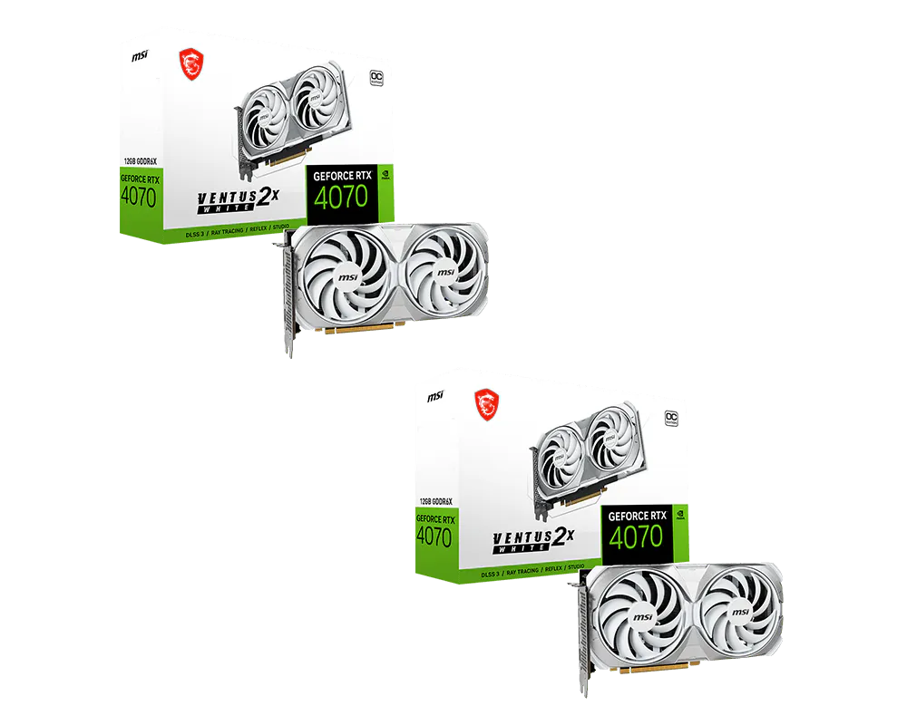 GeForce RTX™ 4070 VENTUS 2X WHITE 12G OC
