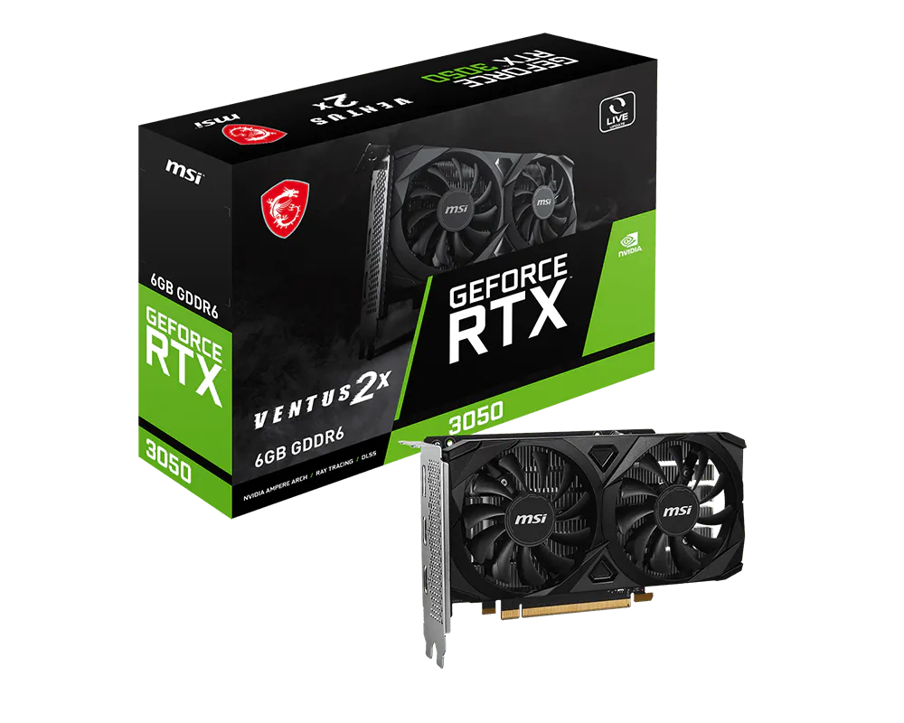 GeForce RTX™ 3050 VENTUS 2X E 6G