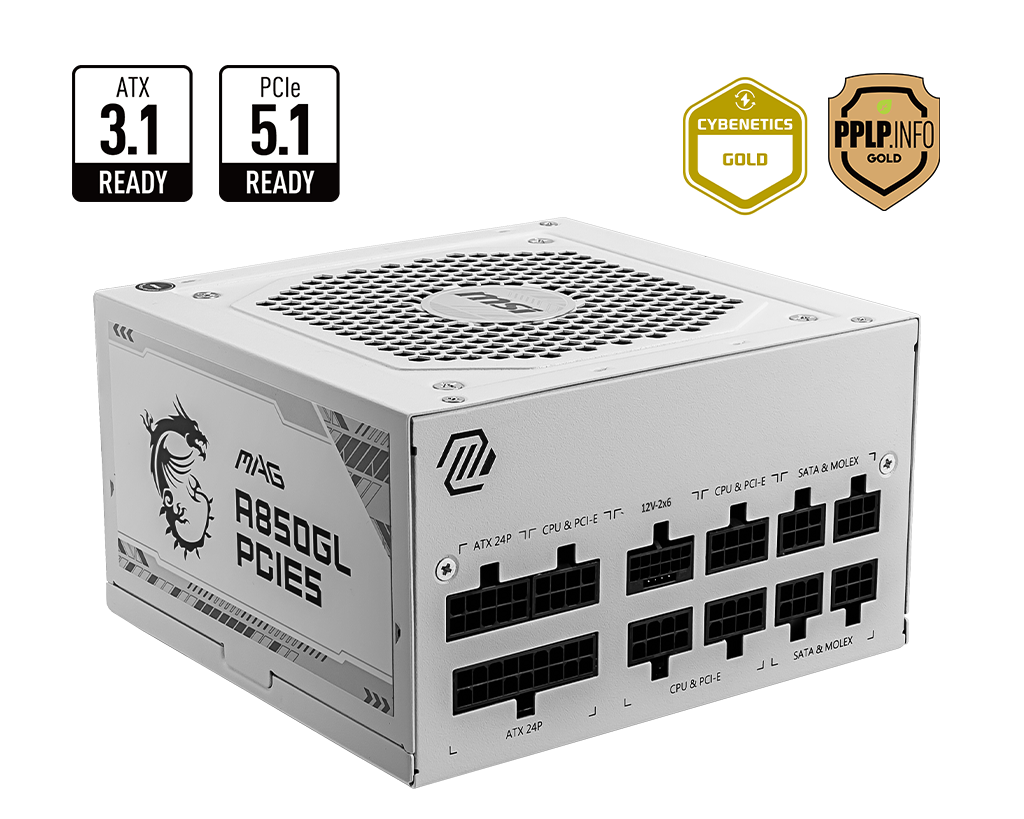 MAG A850GL PCIE5 WHITE