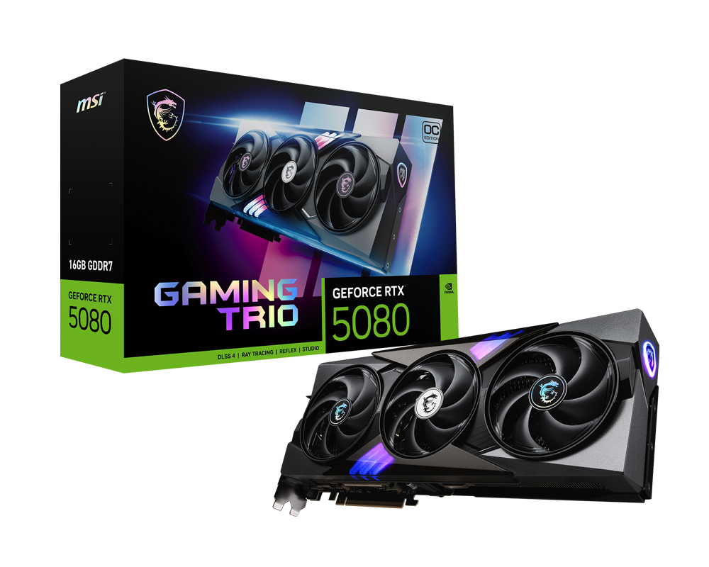 GeForce RTX™ 5080 16G GAMING TRIO OC