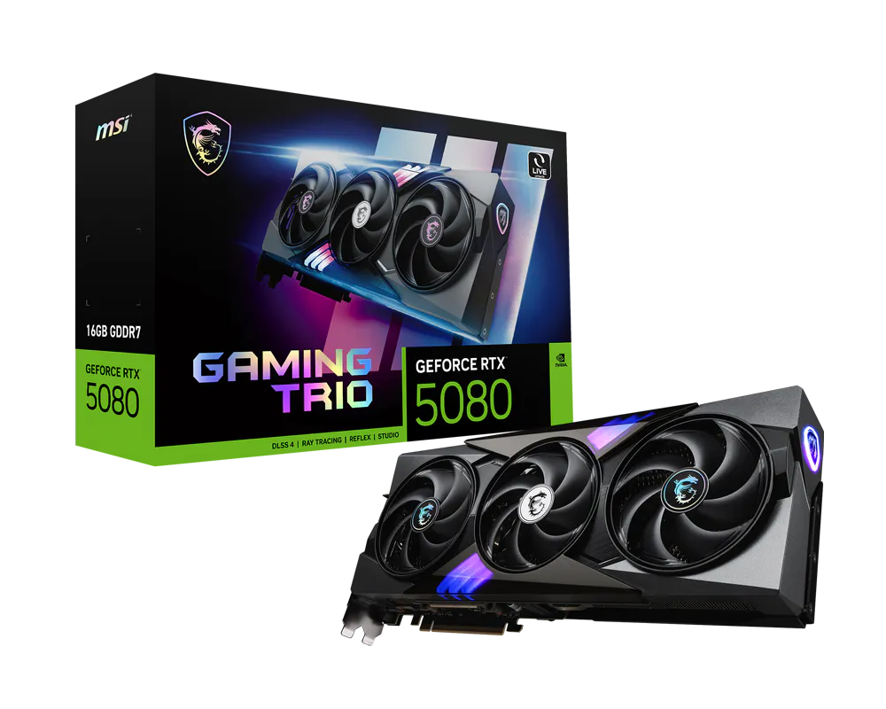 GeForce RTX™ 5080 16G GAMING TRIO
