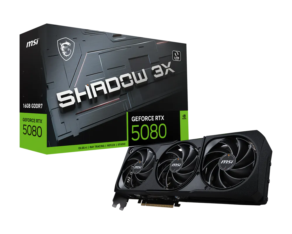 GeForce RTX™ 5080 16G SHADOW 3X