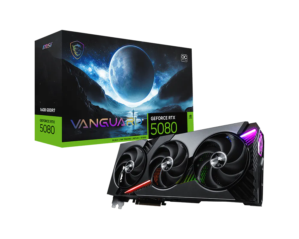 GeForce RTX™ 5080 16G VANGUARD OC